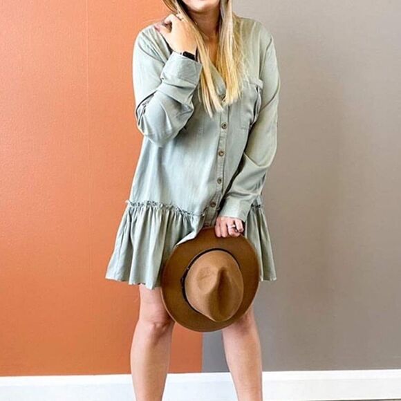 Wide Brim Fedora Hat - Picture 3 of 3